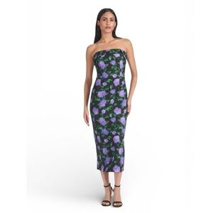 sachin & babi blaine taffeta square neck midi dress Sachin + Babi + Blaine Taffeta Square-Neck Bow Train Mini Dress